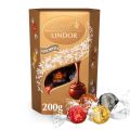 Lindt Lindor Assorted Chocolate Box 200g, Made in UK. 