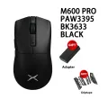 Delux M600 Series Wireless Gaming Mouse 52g Lightweight 2.4G Dual Mode Connection 26000DPI Macro Rechargeable Mice for PC Gamer. 