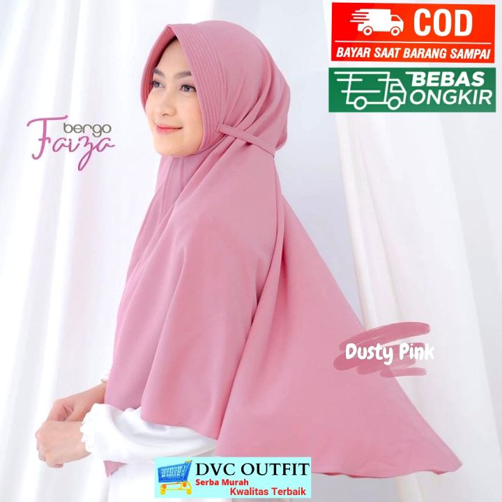 Instant hijab khimar pet faeya jumbo Diamond-veil women/-veil Bergo jumbo-instant hoods