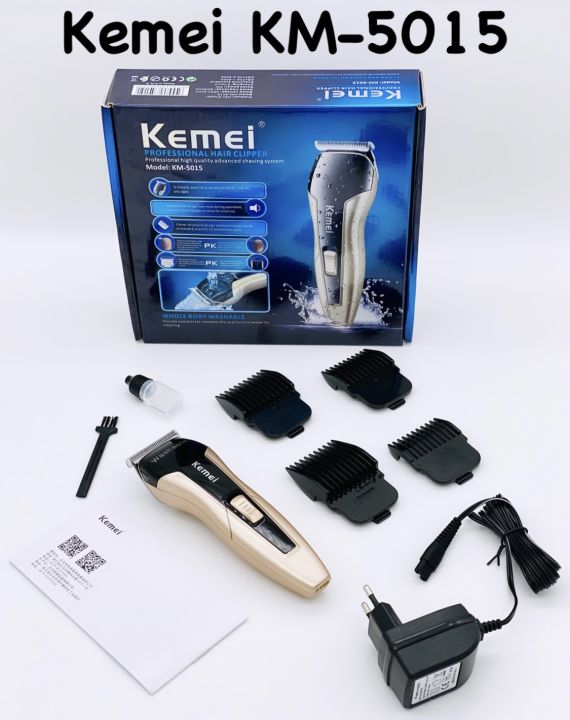Kemei KM-5015 Washable Beard Hair Trimmer For Men