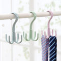 Rotating 4 Claw Hook rack Multi functional Creative Cloth hanger Wardrobe Tie Hat bag storage Organizers Bedroom Closets. 