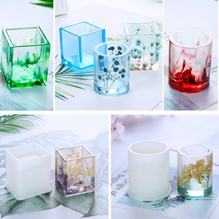 8Pcs%20Silicone%20Epoxy%20Resin%20Casting%20Art%20Molds%20Include%20Round,%20Square,%20Sphere,%20Pendant,%20Coaster%20for%20DIY%20Jewelry,%20Flower%20Pot%20-%20Image%205