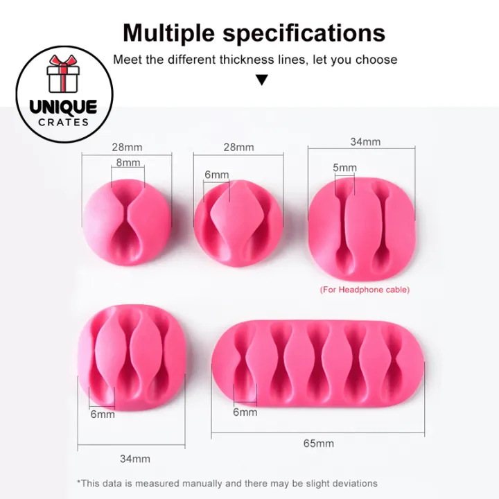 ACCEZZ%2010%20Pieces%20Cable%20Organizer%20Mount%20Set%20Best%20Cable%20Management%20Silicon%20Wire%20Clips%20-%20Image%206