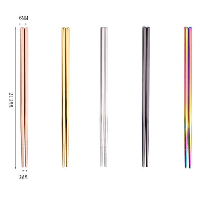 1%20Pair%20Chopsticks%20Non-Slip%20Chinese%20Stainless%20Steel%20Reusable%20Metal%20Chopstick%20-%20Image%203