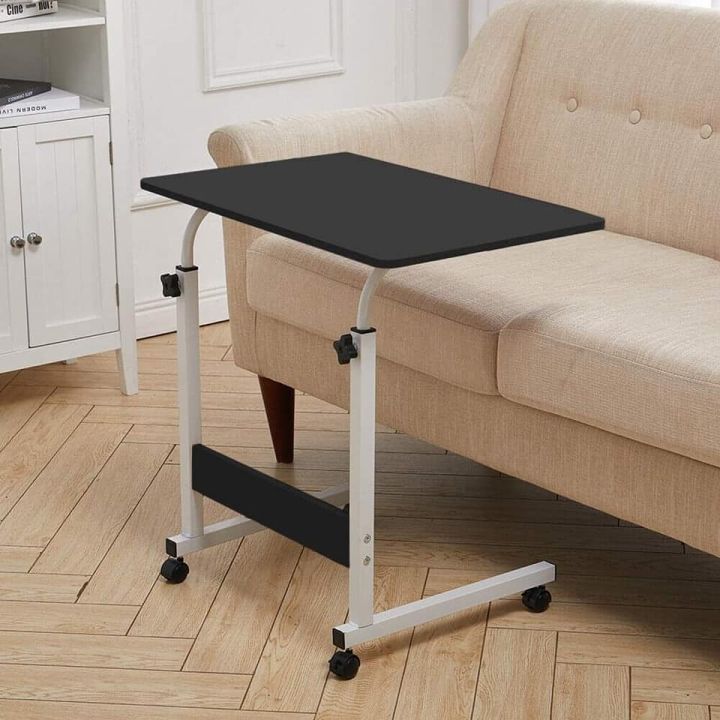 Portable Studying Desk Height Adjustable Bedside Laptop Table multicolor