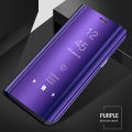 For Samsung Galaxy A53 5G Case Smart Mirror Magnetic Flip Cover Sumsung Galaxi A 53 53A SM-A536B Stand Phone Protect.