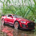 1:32 Ford Mustang Shelby GT500 Alloy Sports Car Model Diecast Toy Vehicles Metal Car Model Simulation Collection Kids Toy Gift. 