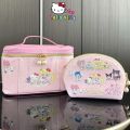 Sanrio Hello Kitty Cartoon Large Capacity Makeup Bag Kuromi Melody Beauty Girl Travel Makeup Storage Wash Bag Lipstick Storage. 