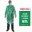 The disposable raincoat Thickening of outdoor transparent disposable rainwear. 