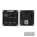 Series Fishman EQ Equalizer Guitar Piezo Pick Guitar Tuner Blend Acoustic Guitar Soundhole EQ Parts Accessories.