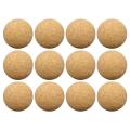 Sunfloweio 6/12pcs 36mm Cork Solid Wood Foosball Table Soccer Ball Football Soccer Ball Baby Foot Fussball Desktop Soccer Ball Game. 