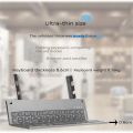 Mini Folding Keyboard Travel Keyboard Foldable Bluetooth Keyboard with Magnetic Stand Rechargeable Pocket Portable Keyboard. 