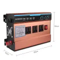 10000W Pure Sine Wave Power Inverter 12V DC to 220V Truck/RV Car/Home Solar -. 