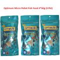 Optimum Micro Pellet Fish Food for Angel & small fishes 3*50g (3 Pkt).
