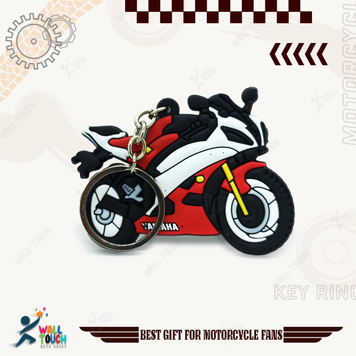 YAMAHA%20BIKE%20PVC%20Keychain%20Key%20ring%20Red%20Rubber%20Motorcycle%20Bike%20Car%20Collectible%20Gift%20New%20-%20Image%202