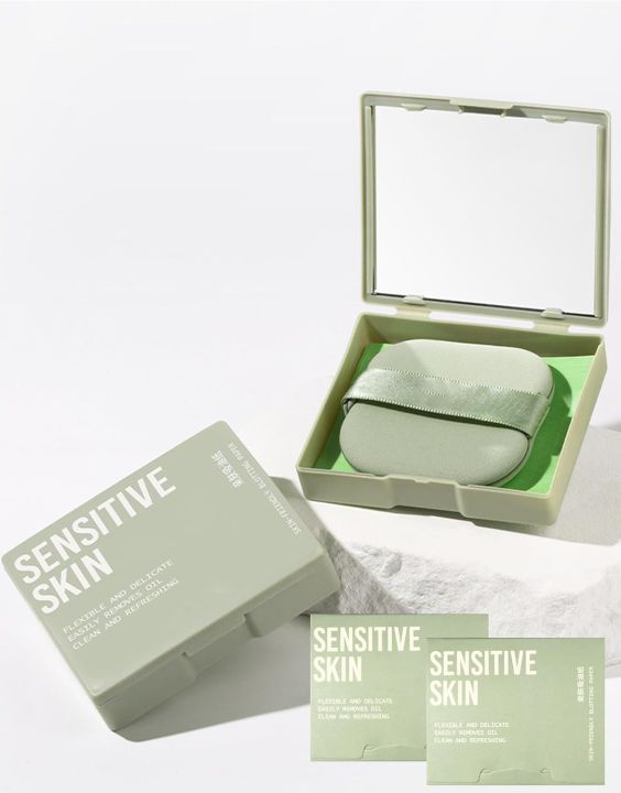 NOVO - Skin-Friendly Blotting Paper (with Mirror) / Refill