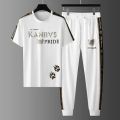 New Stylist Printed Cotton Half Sleeve T-Shirt & Full Pant ( Combo Set ) For Men.
