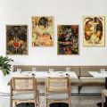 Classic Anime Death Retro Poster Aesthetic Prints Ryuk/Light/L·Lawliet Painting Manga Vintage Home Room Club Art Wall Decor. 