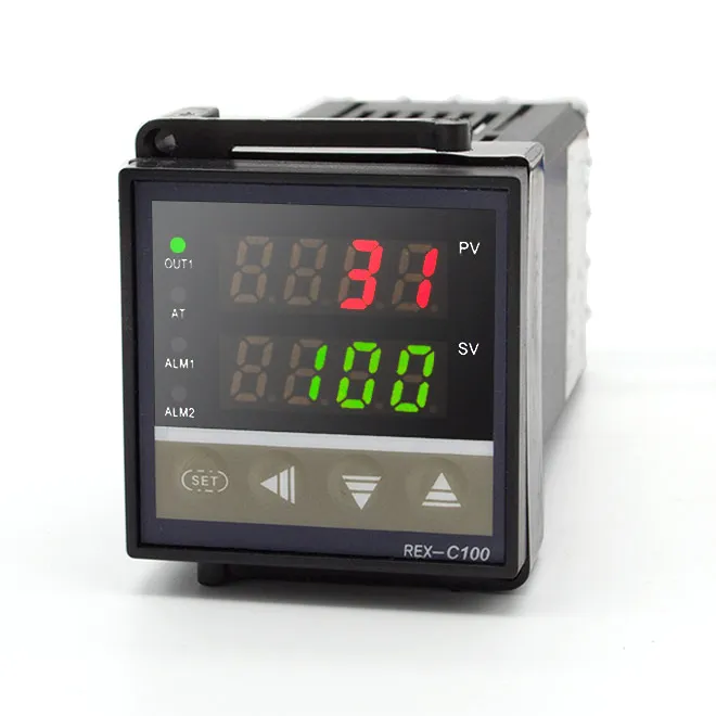 Digital PID Temperature Controller Dual LED Display with K Type ...