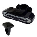 Wsdcam Bicycle Alarm Taillight Anti Theft USB Rechargeable Bicycle Rear Tail Light Turn Signal Warning Cycling Light Bike Accessories.