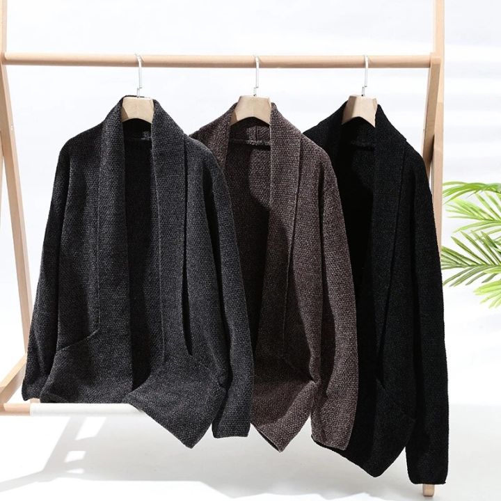 2023%20Autumn%20Winter%20Men's%20Casual%20Korean%20style%20Cardigan%20Sweaters%20High%20Quality%20Men%20Knitted%20Jacket%20Solid%20Color%20Comfortable%20Sweater%20-%20Image%205