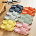 Home Men Slippers Non-Slip Flip Flops Summer Sandals Plus Size Soft Sole Eva Indoor Slides Thick Platform Bathroom Slippers.