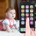 Phone Kids Play House Toys Simulation Music Touch Screen Cell Phone With Light Baby Boys Girls Toys Mobile Phone Model Toys. 