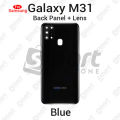 Samsung Galaxy M31 Back Housing Frame / Back Panel / Backshell / Without Camera Glass Replacement Spare Parts.