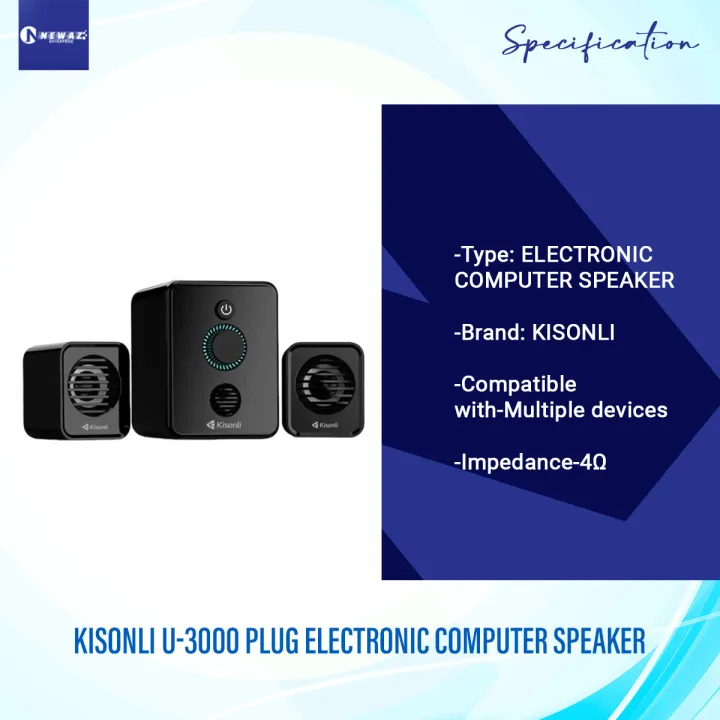 KISONLI%20U-3000%20PLUG%20ELECTRONIC%20COMPUTER%20SPEAKER%20-%20Image%203
