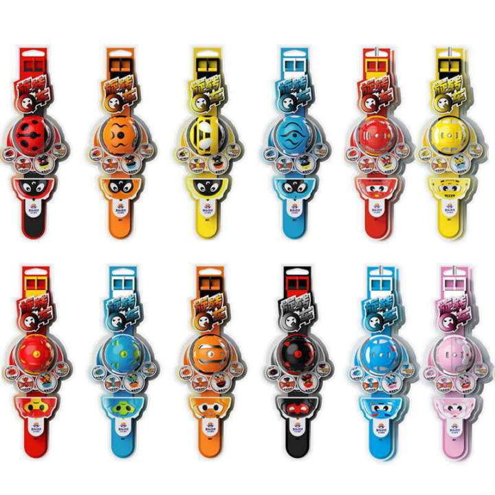 Fingertip%20Battle%20Q%20Children's%20Watch%20Toy%20Inertia%20Car%20Bibi%20Elf%20Gyroscope%20Little%20Treasure%20Robot%20-%20Image%203