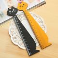 Practical 1PC for School Office Home Cute Cartoon Cat Household Drawing Ruler Student Tools Sewing Ruler Straight Ruler. 