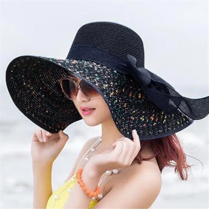 Women%20Colorful%20Big%20Brim%20Straw%20Bow%20Hat%20Sun%20Floppy%20Wide%20Brim%20Hats%20Beach%20Cap%20-%20Image%206
