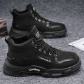 High-top men's shoes 2023 Autumn New Work Clothes Wind Outdoor Mountaineering Labor Protection Summer Construction Site Work Wear-Resistant Dr. Martens Boots.