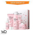 Laikou Japan Sakura Skincare 5Pcs Set. 
