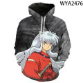 New Sweatshirts Anime Inway Pullover Long Sleeve 3D Printed Men Women Children Hoodies Streetwear Boy Girl Kid Casual Tops.