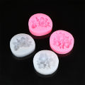 1Pc Flower Shape Silicone Mold Gardenia Plumeria Rubra Molds Cupcake Jelly Candy Fondant Chocolate Decoration Baking Tool Dounp.
