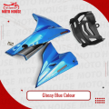 Suzuki, RTR & TVS engine guard for Universal bike Glossy Blue colour 3-part High Quality Havey Plastic Material this engine guard is the perfect addition to your motorcycle. 