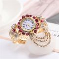 【Flash sale】 Ladies Rhinestone Quartz Watches Fashion Alloy Bracelet Watches Fancy Women Watches Jewelry Sophisticated And Stylish Women Watch. 
