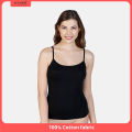 2 Pieces 2 Color Loxicave Slim fit Tank Top Cotton Stretch Basic Adjustable Undershirt SMBD01.