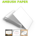 White Texture Embossed Paper  A4 Size Certificate Print Paper – 20 Sheets Pack. 
