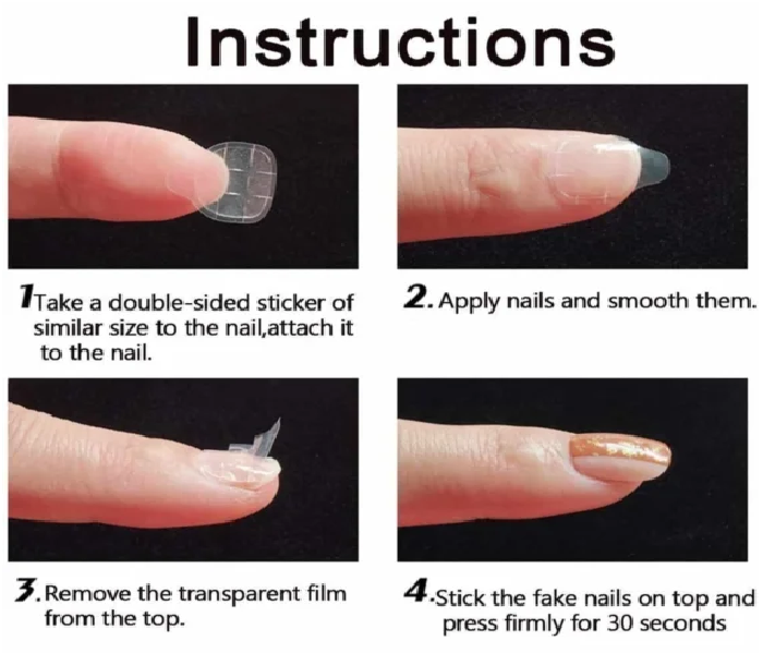 24%20pcs%20Nail%20Glue%20Stickers/Fake%20Nails%20Art%20-%20Image%203
