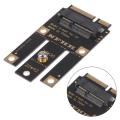 M.2 NGFF to mini pci-e (pcie+usb) adapter for m.2 wifi bluetooth wireless card. 