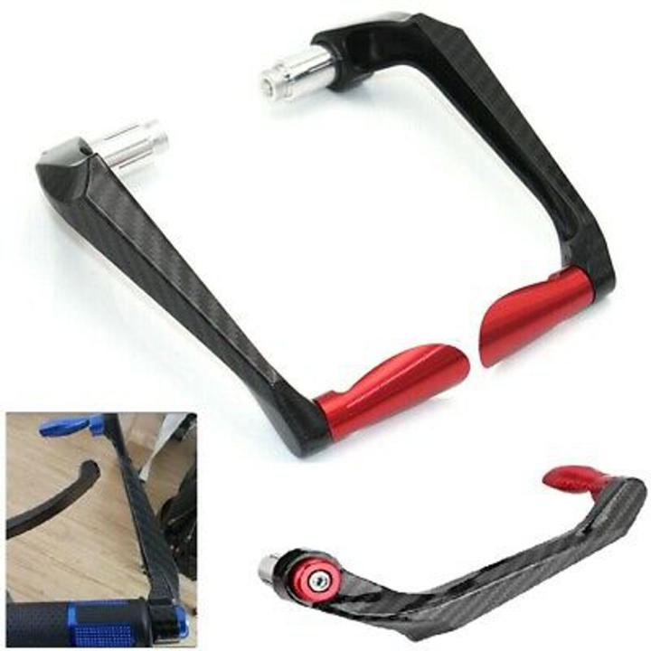 CNC Universal Handle Lever Guard For All Motorcycle- Red