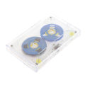 Cassette Blank Transparent Cassette Tape Shell Cases Plastics Reels Cassette (no Tape)recording audio tape Tetuo.