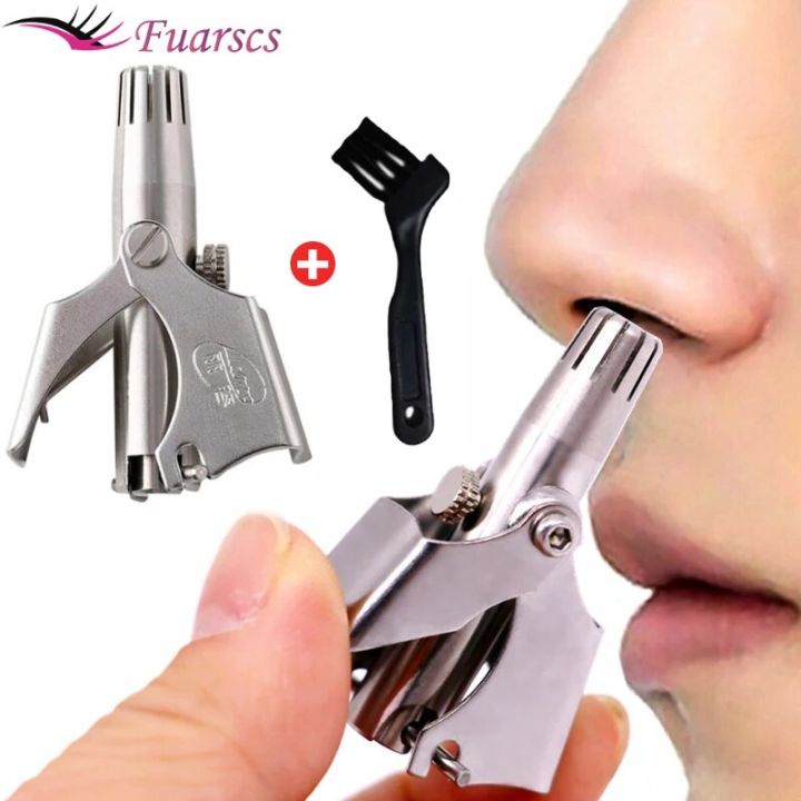 Men's%20Nose%20Hair%20Trimmer%20Stainless%20Steel%20Manual%20Trimmer%20Suitable%20For%20Nose%20Hair%20Razor%20Washable%20Portable%20Nose%20Hair%20Trimmer%20-%20Image%202