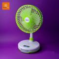 WEIDASI Rechargeable desk fan WD-219 (with Led light). 