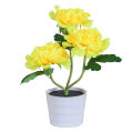 New Solar Peony Flower Lamp LED Simulation Peony Flower Potted Lamp Home Ornament Decorative Table Lamp Night Light. 