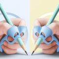 03 Pcs/Set Pencil Pen Gripper (03/05-finger) Writing pen holder Kindergarten Children Elementary School Student hand writing Practice Correction Devices.