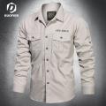 Autumn New Men's Shirts Multi-pocket Military Tactical Shirt Men Breathable Blouse Long Sleeve Cargo Working Camisa Man Outdoor. 