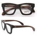 Women Vintage Wooden Glasses Frames Men Wood Eyeglass Frames Oversized Fashionable Square Retro Rx Eyeglasses Frames Optical.